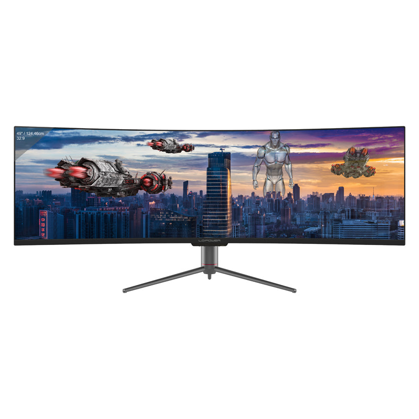 LC-Power LC-M49-DQHD-120-C-Q – Monitor, 49", VA, 120 Hz, 400 cd/m², Gebogen, Adaptive Sync, Schwarz
