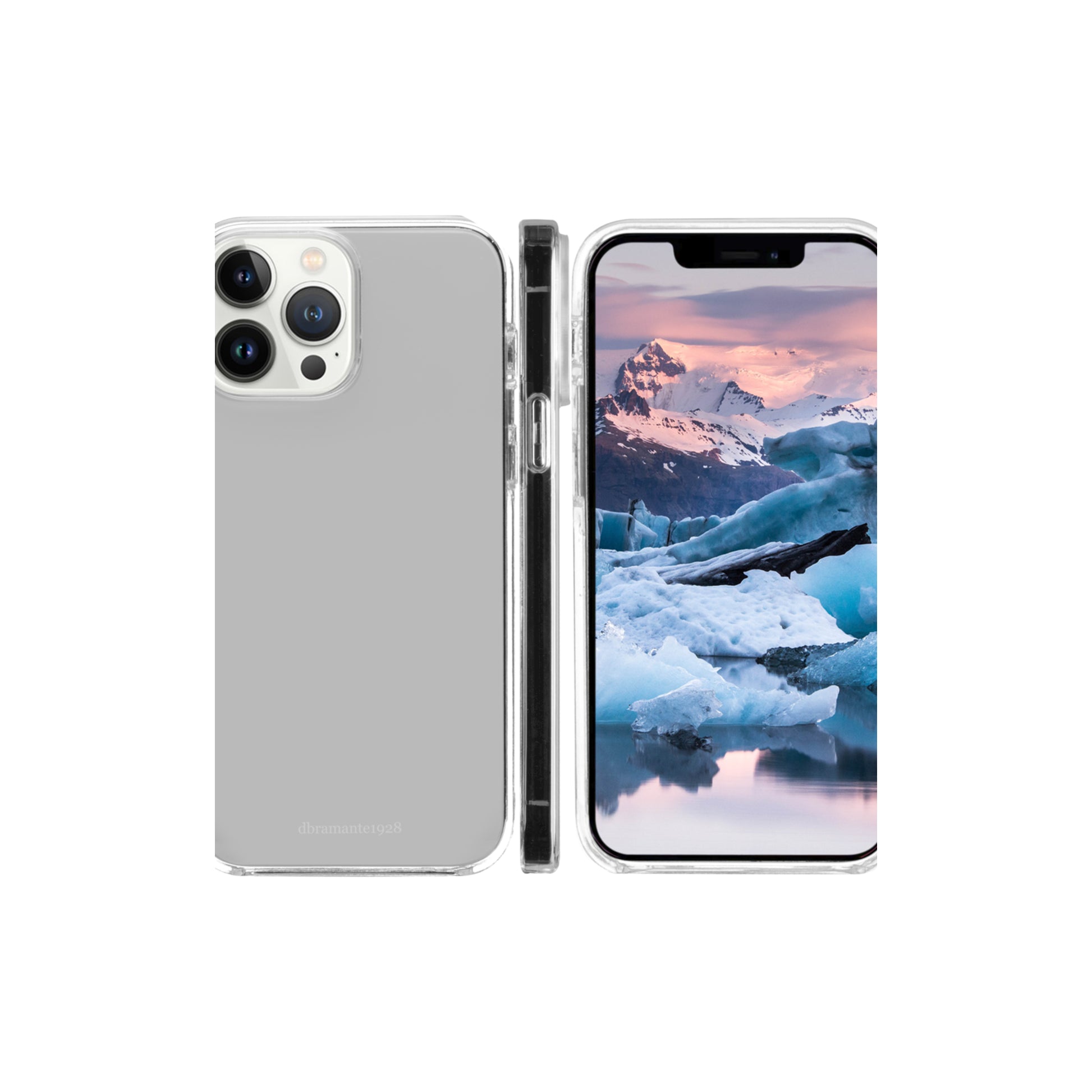 dbramante1928 Iceland Backcover – für Apple iPhone 13 Pro Max, Recycling-Kunststoff, transparent