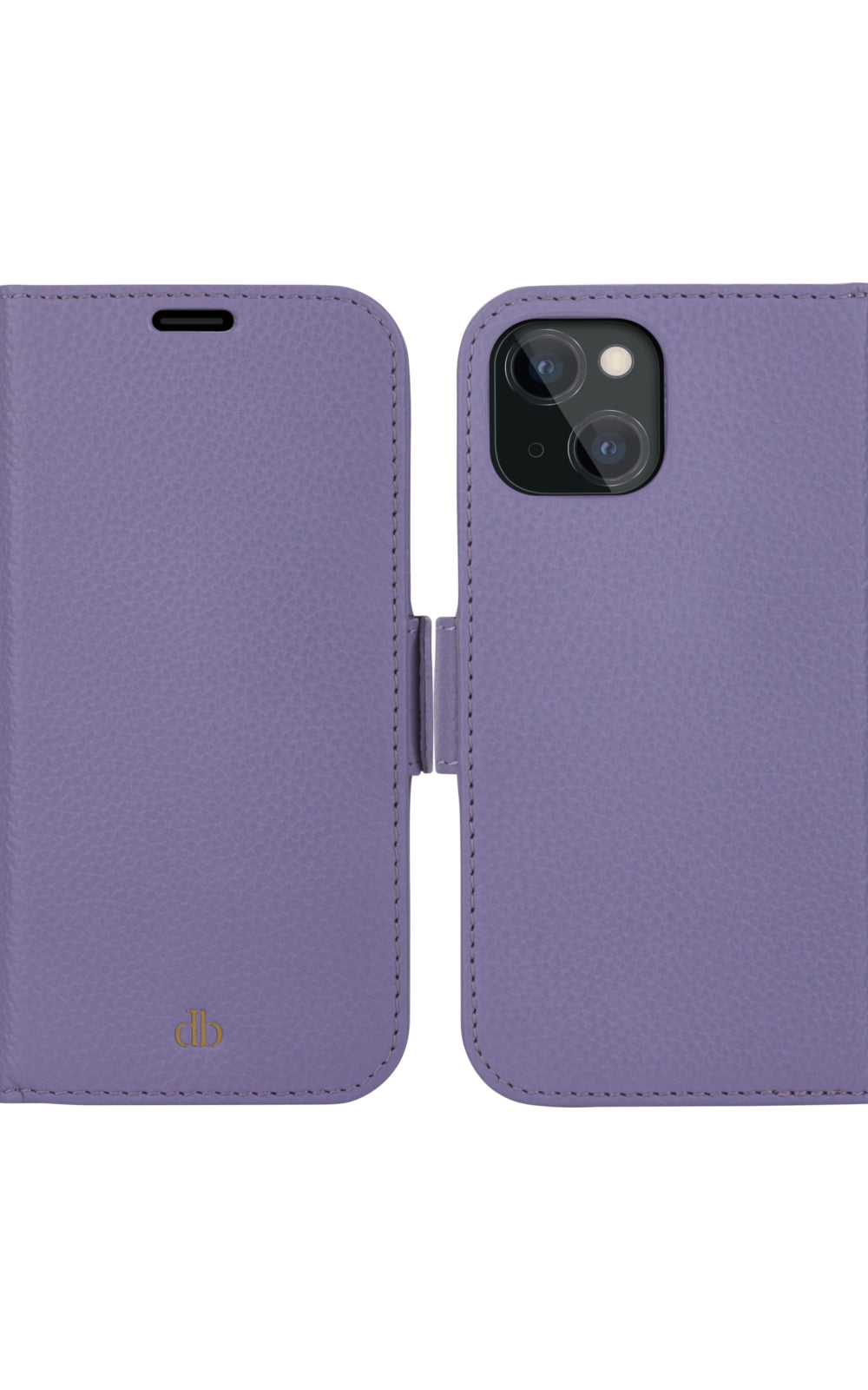 dbramante1928 Wallethülle – für Apple iPhone 13 mini, 3 Kartenfächer, Violett