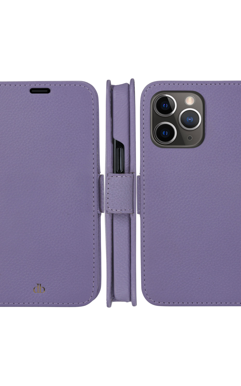 dbramante1928 New York Wallethülle – für Apple iPhone 13 Pro, 3 Kartenfächer, Violett