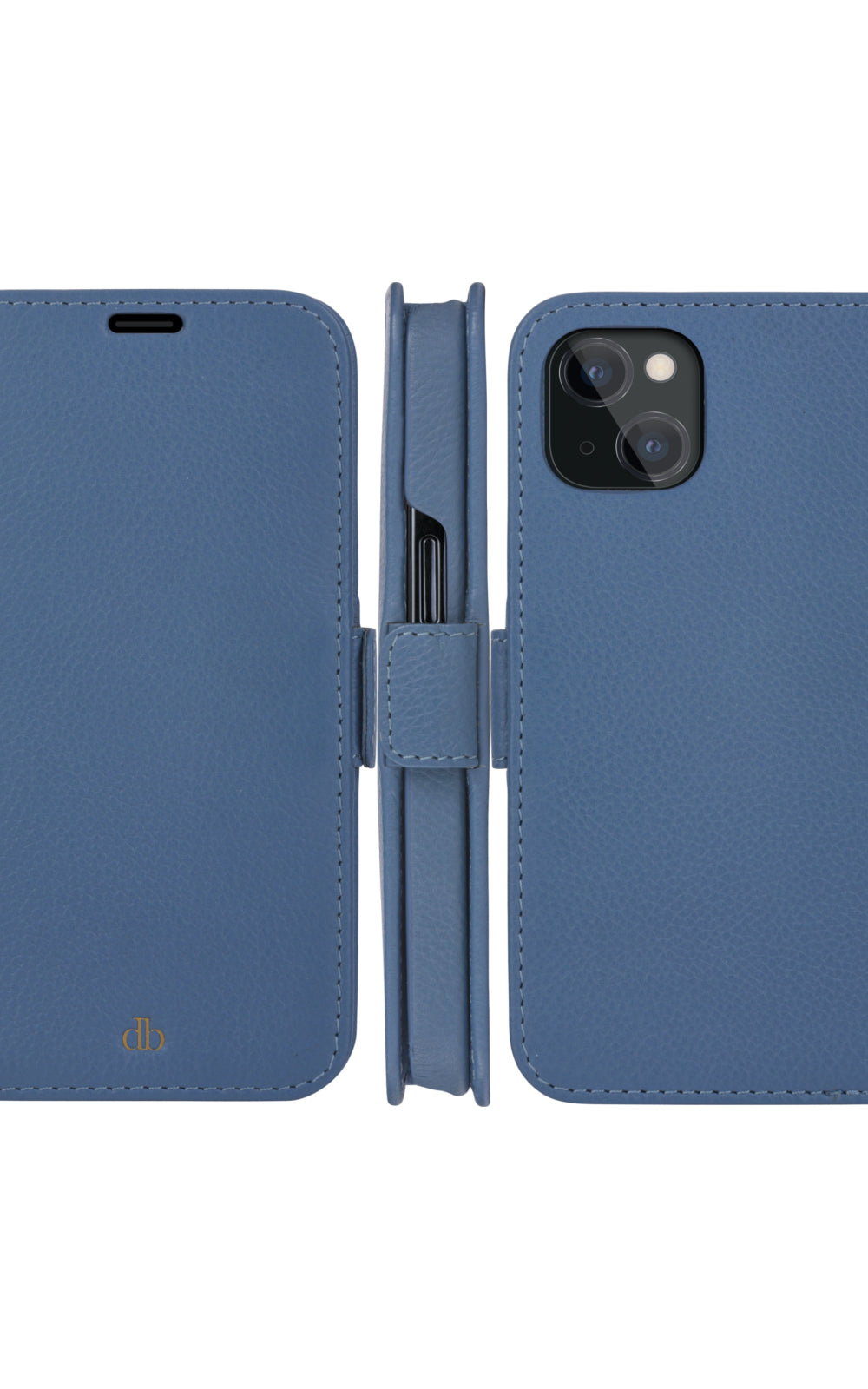 dbramante1928 New York – Wallethülle – für Apple iPhone 13, 3 Kartenfächer, Ultramarinblau