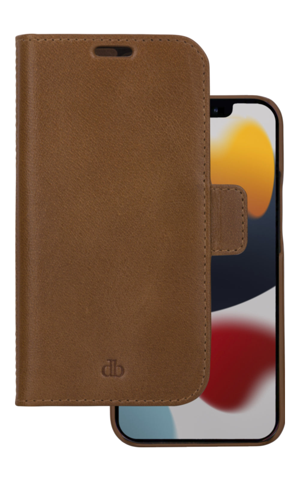 dbramante1928 Lynge – Wallethülle – für Apple iPhone 13 Pro, Leder, Braun, Magnetverschluss, kratzresistent