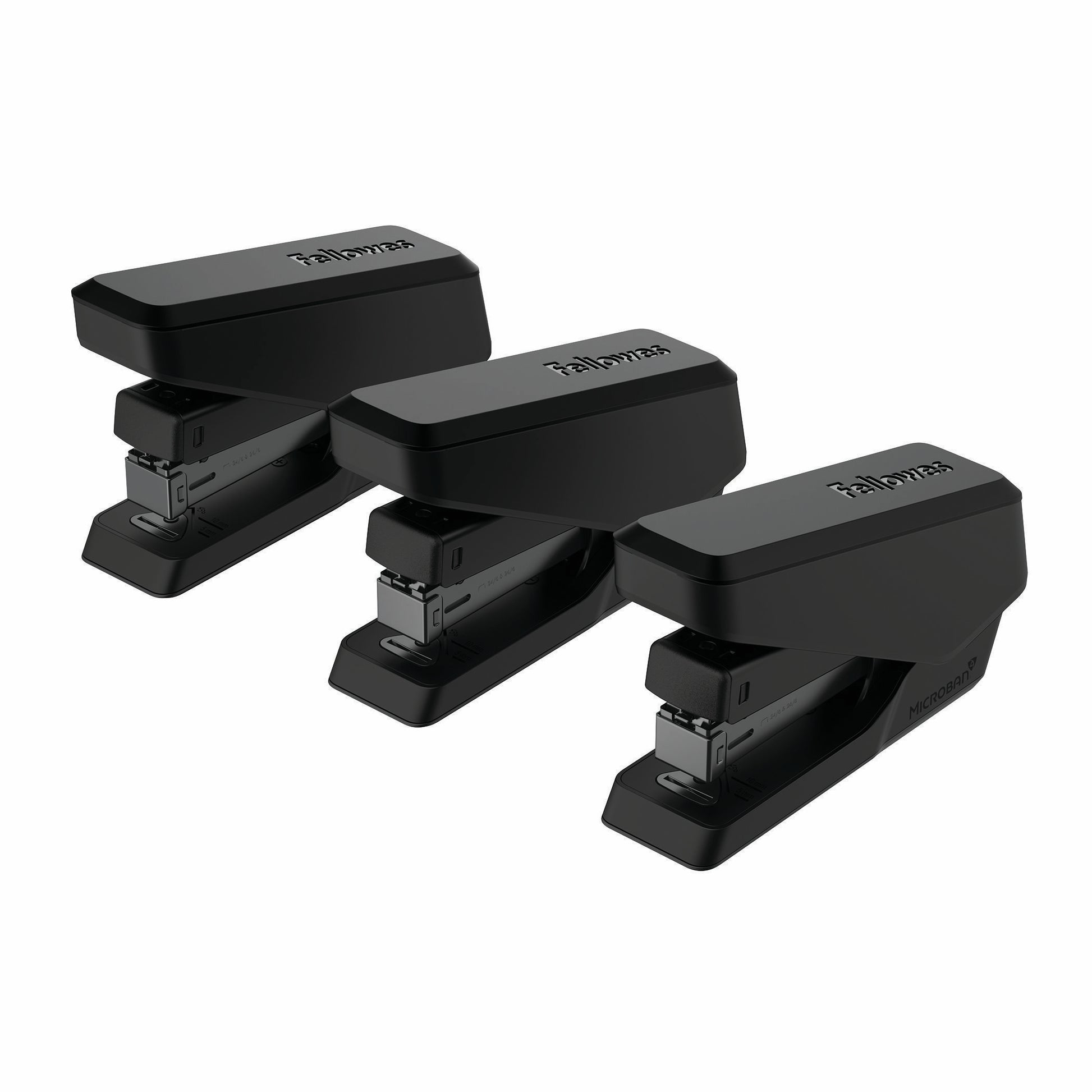Fellowes LX840 Heftgerät – 25 Blatt, Abnehmbarer Klammerentferner, Schwarz