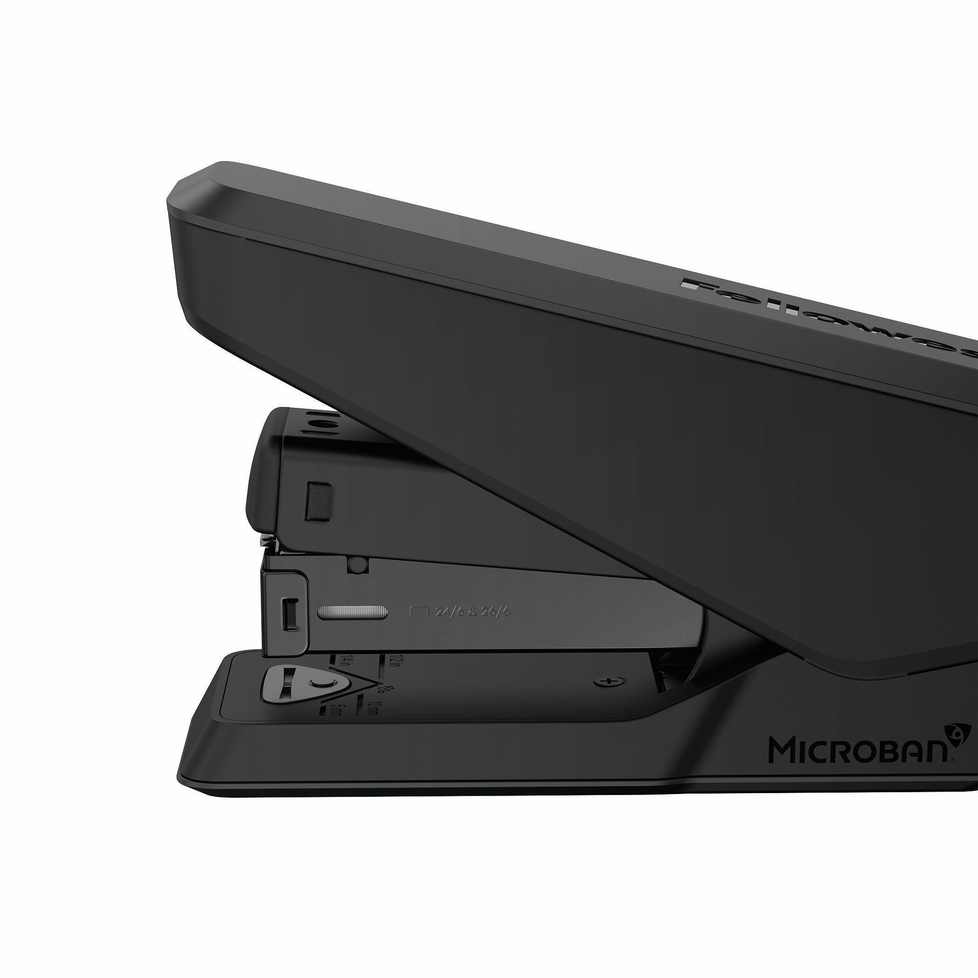 Fellowes LX840 Heftgerät – 25 Blatt, Abnehmbarer Klammerentferner, Schwarz