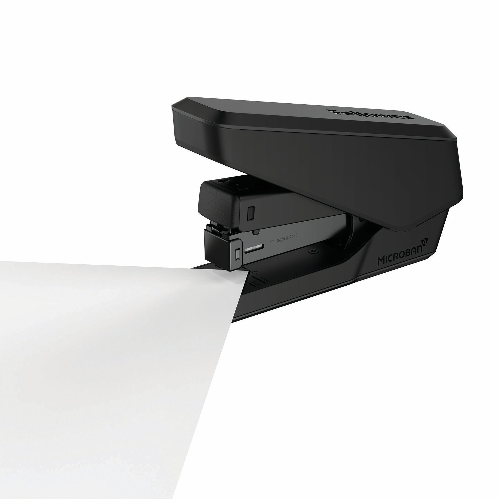 Fellowes LX840 Heftgerät – 25 Blatt, Abnehmbarer Klammerentferner, Schwarz