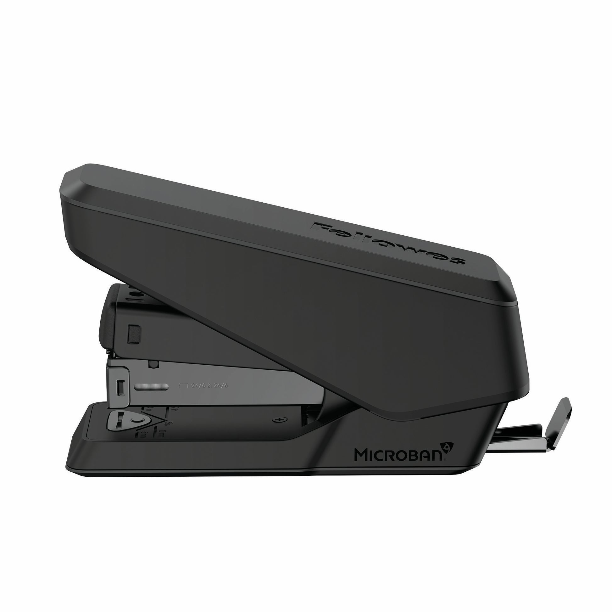Fellowes LX840 Heftgerät – 25 Blatt, Abnehmbarer Klammerentferner, Schwarz