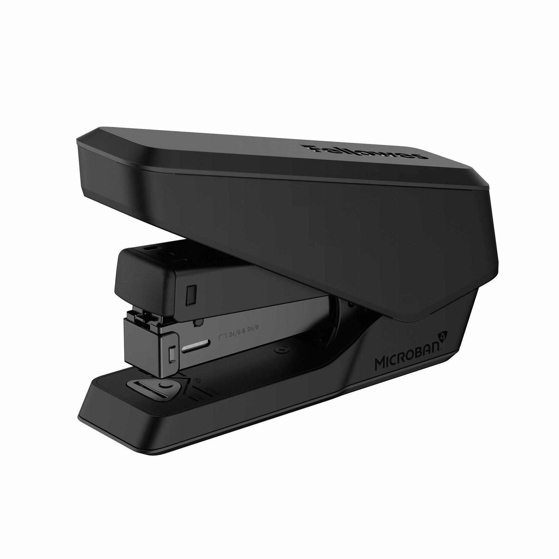 Fellowes LX840 Heftgerät – 25 Blatt, Abnehmbarer Klammerentferner, Schwarz