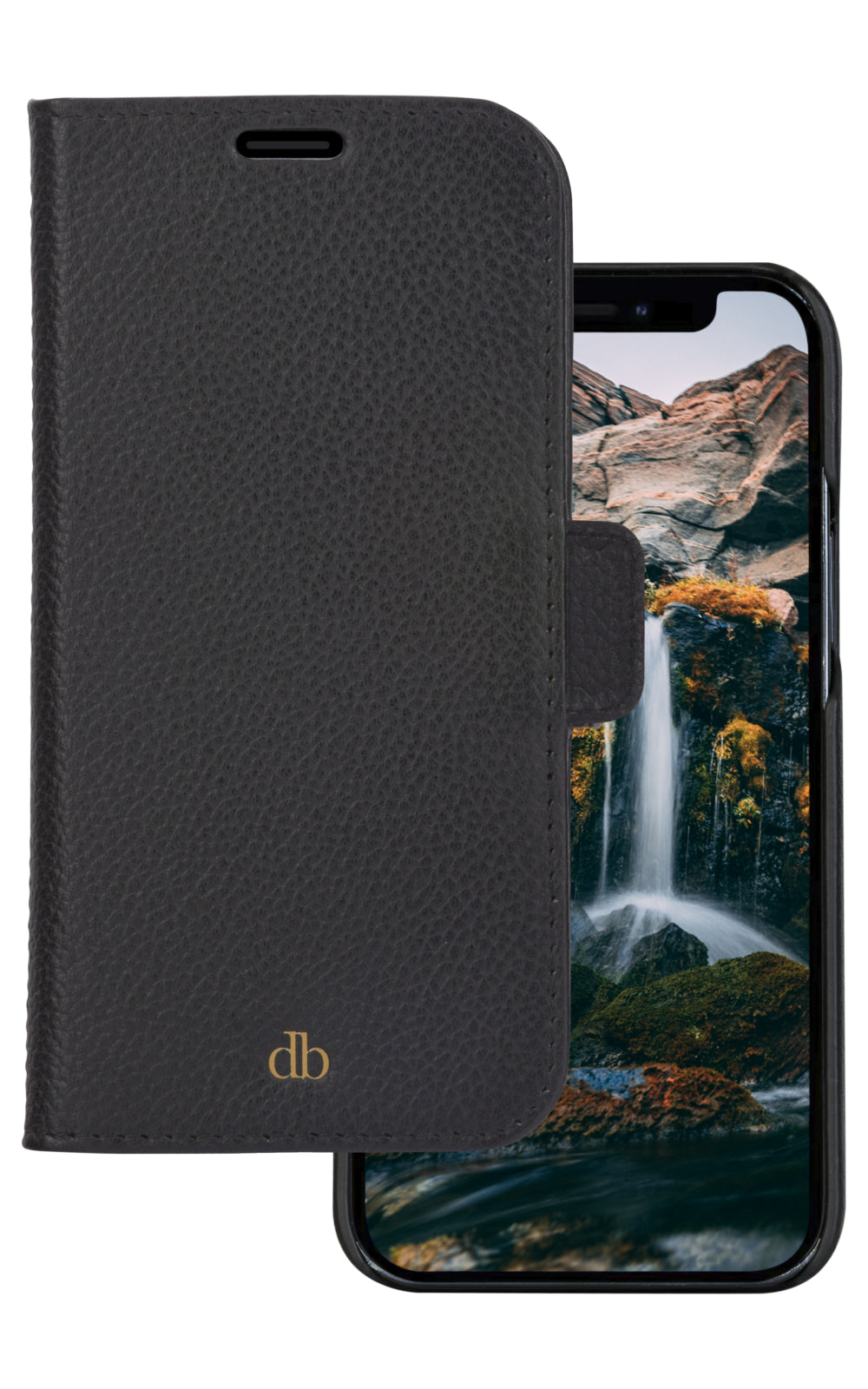 dbramante1928 New York Wallethülle – für Apple iPhone 13 Pro Max, 3 Kartenfächer, Schwarz