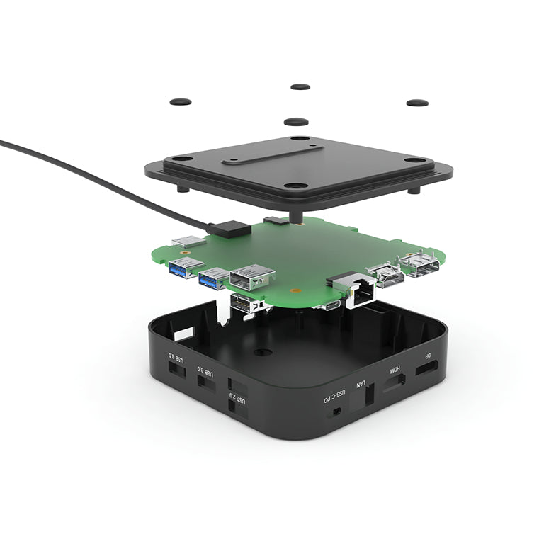 i-tec Dockingstation – USB-C, 1× DP, 1× HDMI, 5× USB-A, 2× USB-C, 100 W PD, GbE, 3,5 mm Audio, für Windows/Mac