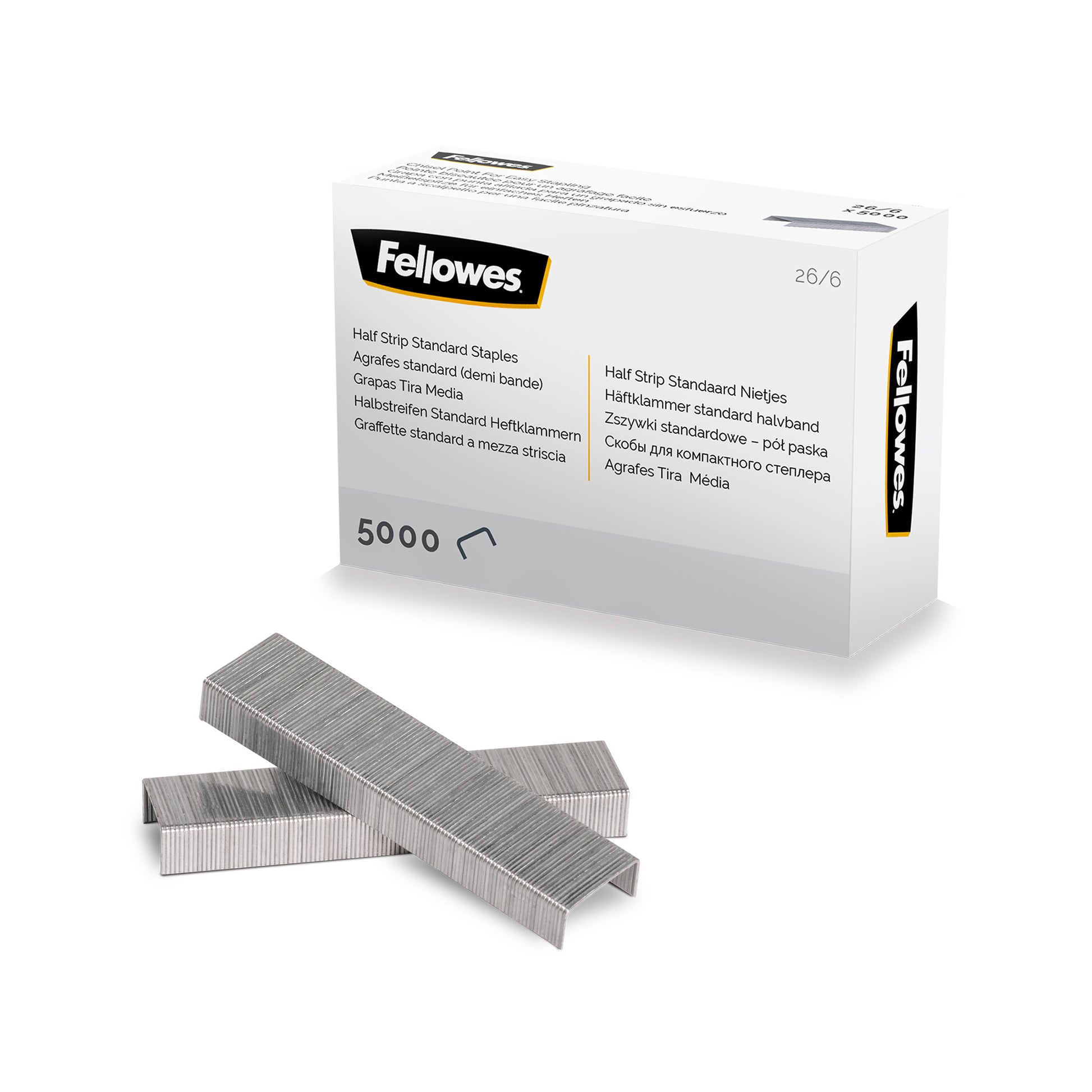 Fellowes Heftklammern – 26/6, 5'000 Stück