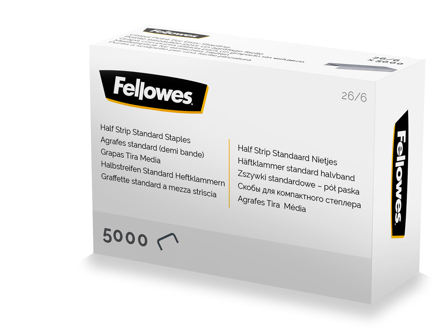 Fellowes Heftklammern – 26/6, 5'000 Stück