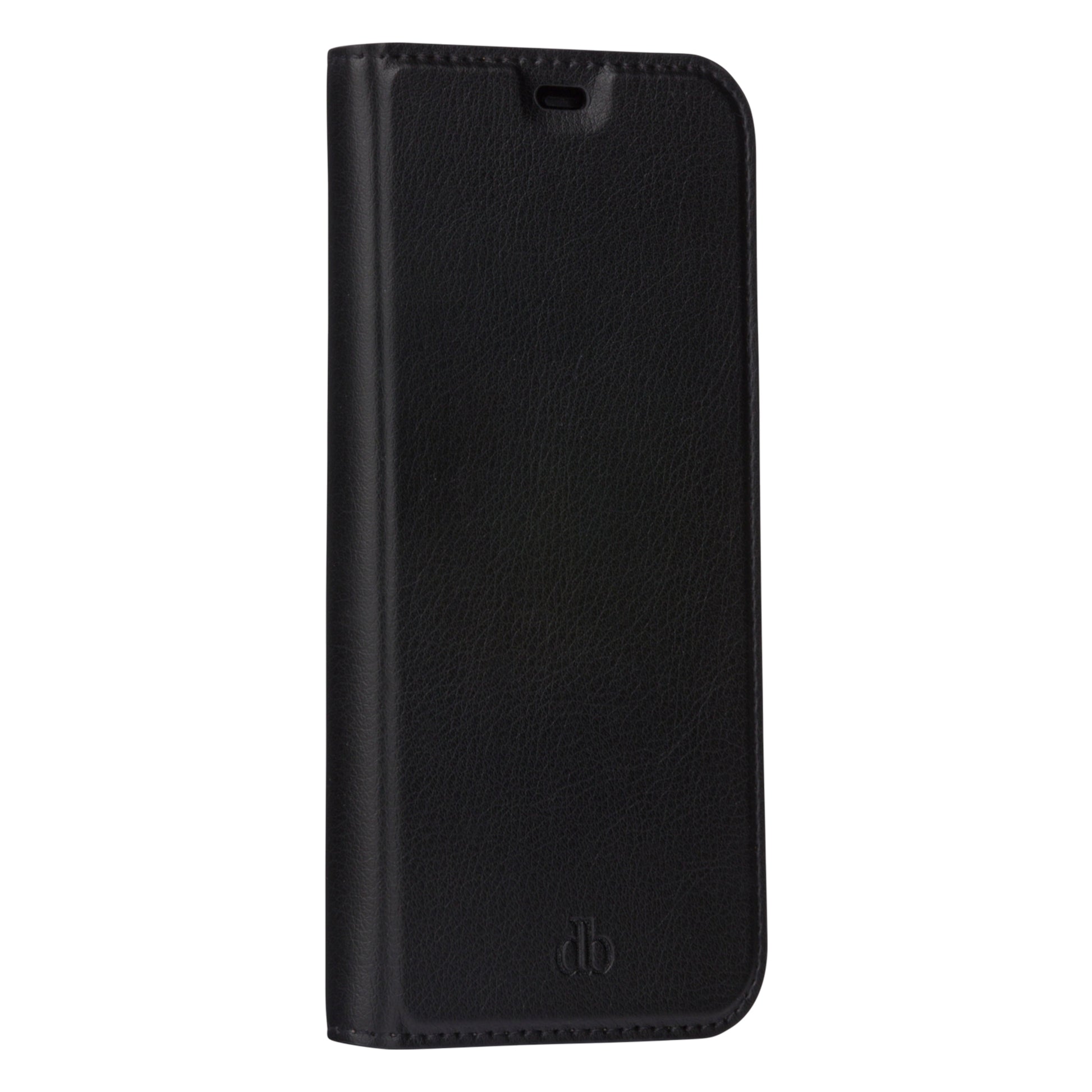dbramante1928 Oslo Wallethülle – für Apple iPhone 13 mini, mit Ständer, 1 Kartenfach, PU, Schwarz