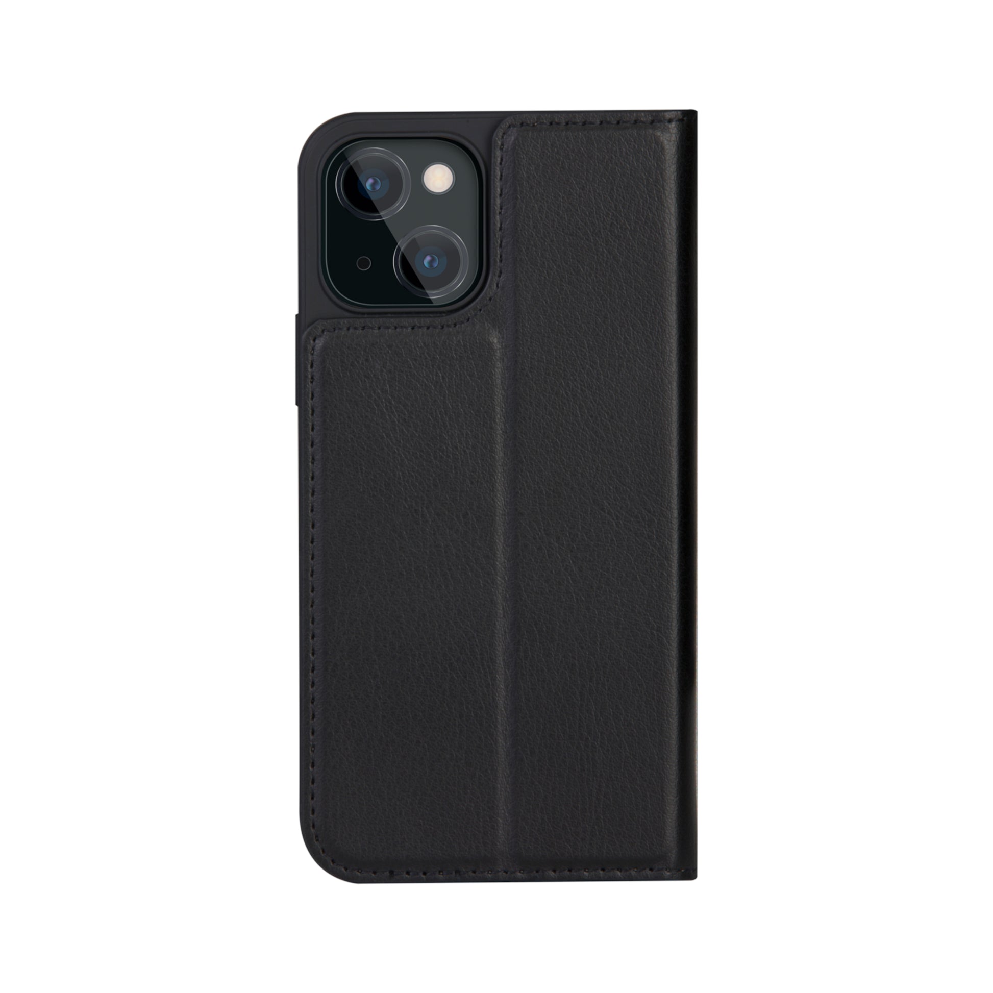 dbramante1928 Wallethülle – für Apple iPhone 13/13 Pro, 1 Kartenfach, PU, schwarz, kabelloses Laden