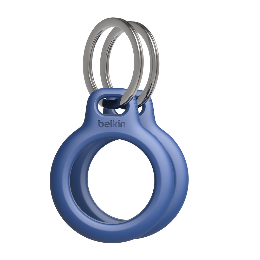Belkin Schlüsselanhänger – blau, mit Ring, 2 Stk. – für Apple AirTag