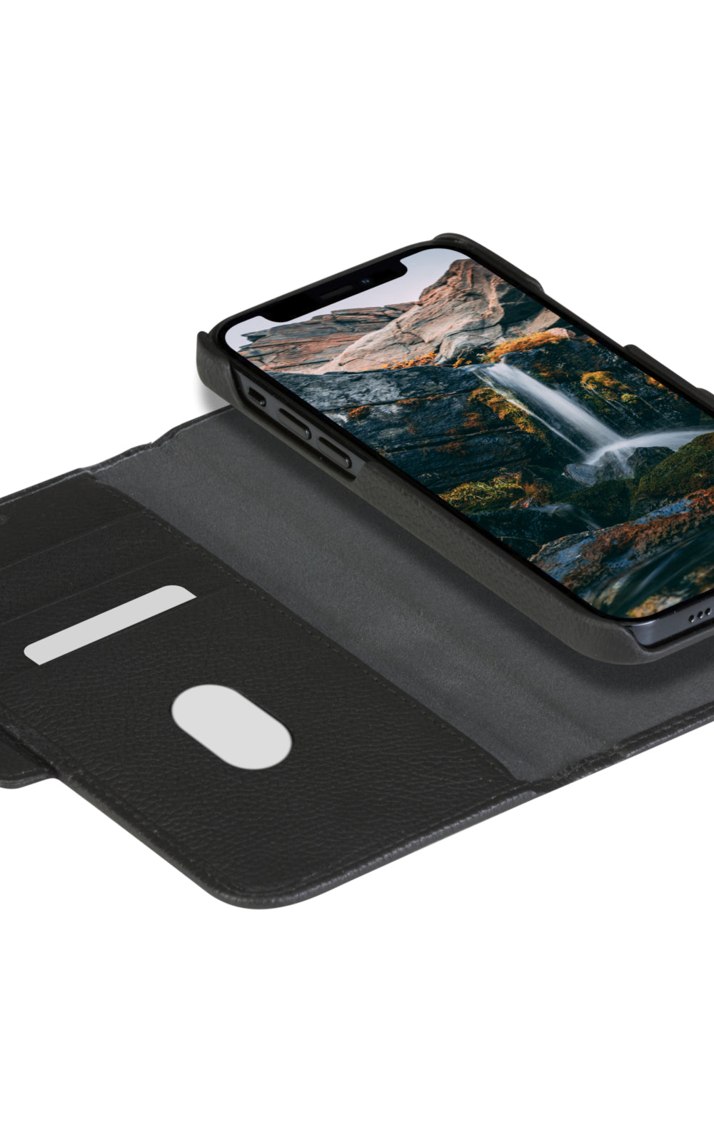 dbramante1928 New York Wallethülle – für Apple iPhone 13 Pro Max, 3 Kartenfächer, Schwarz