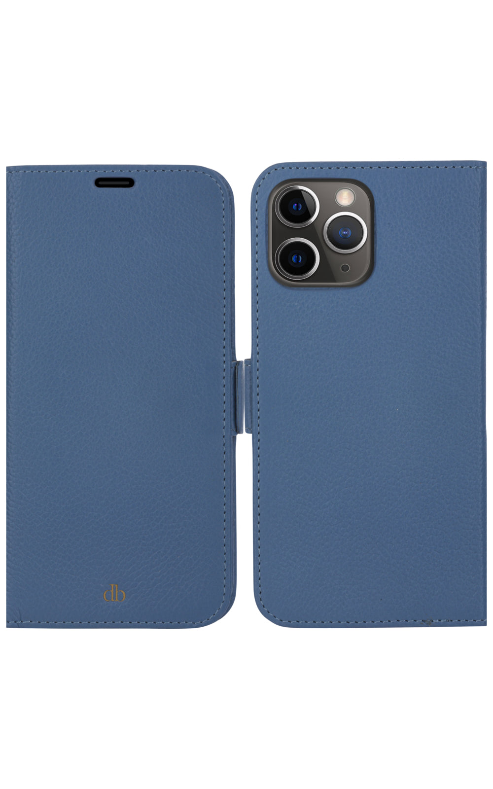 dbramante1928 Wallethülle – für Apple iPhone 13 Pro Max, 3 Kartenfächer, Blau