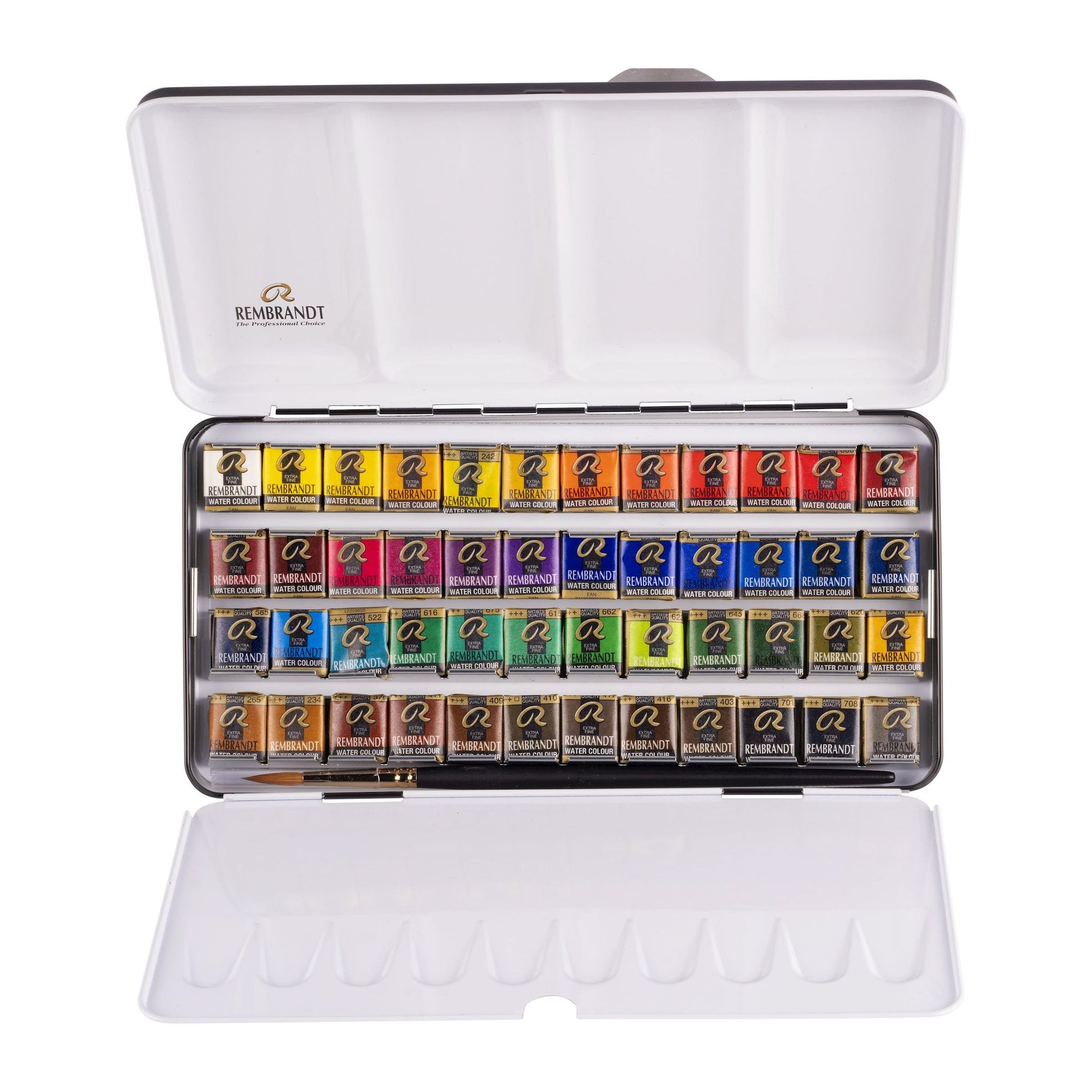 Royal Talens Rembrandt – Aquarellfarben – Set – 48 Farben, inklusive Umsteckpinsel