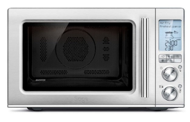 Sage Kombi-Mikrowelle Combi Wave SMO870BSS4QEU1 – 32 l, Grill & Heissluft, 1100 W – silber/edelstahl