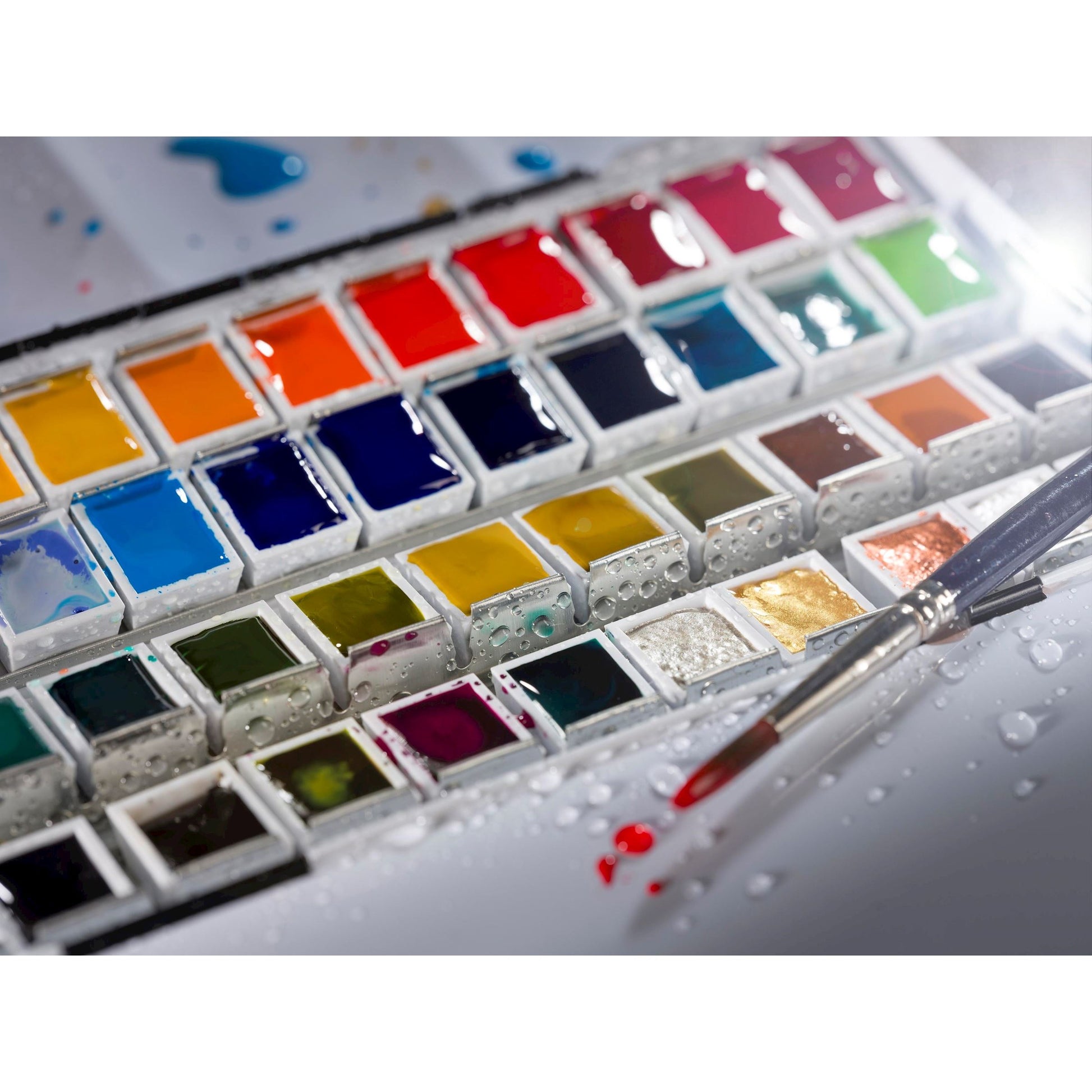 Van Gogh Aquarellfarben-Set – 48 Näpfchen