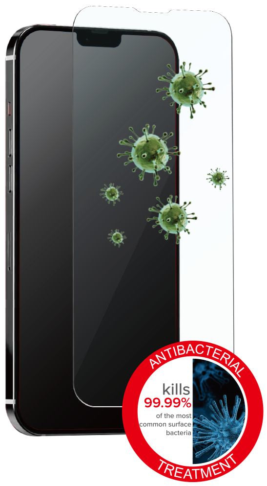 eSTUFF Displayschutzfolie – für Apple iPhone 13 mini, Antibakteriell, Folie, Transparent – 25er-Pack