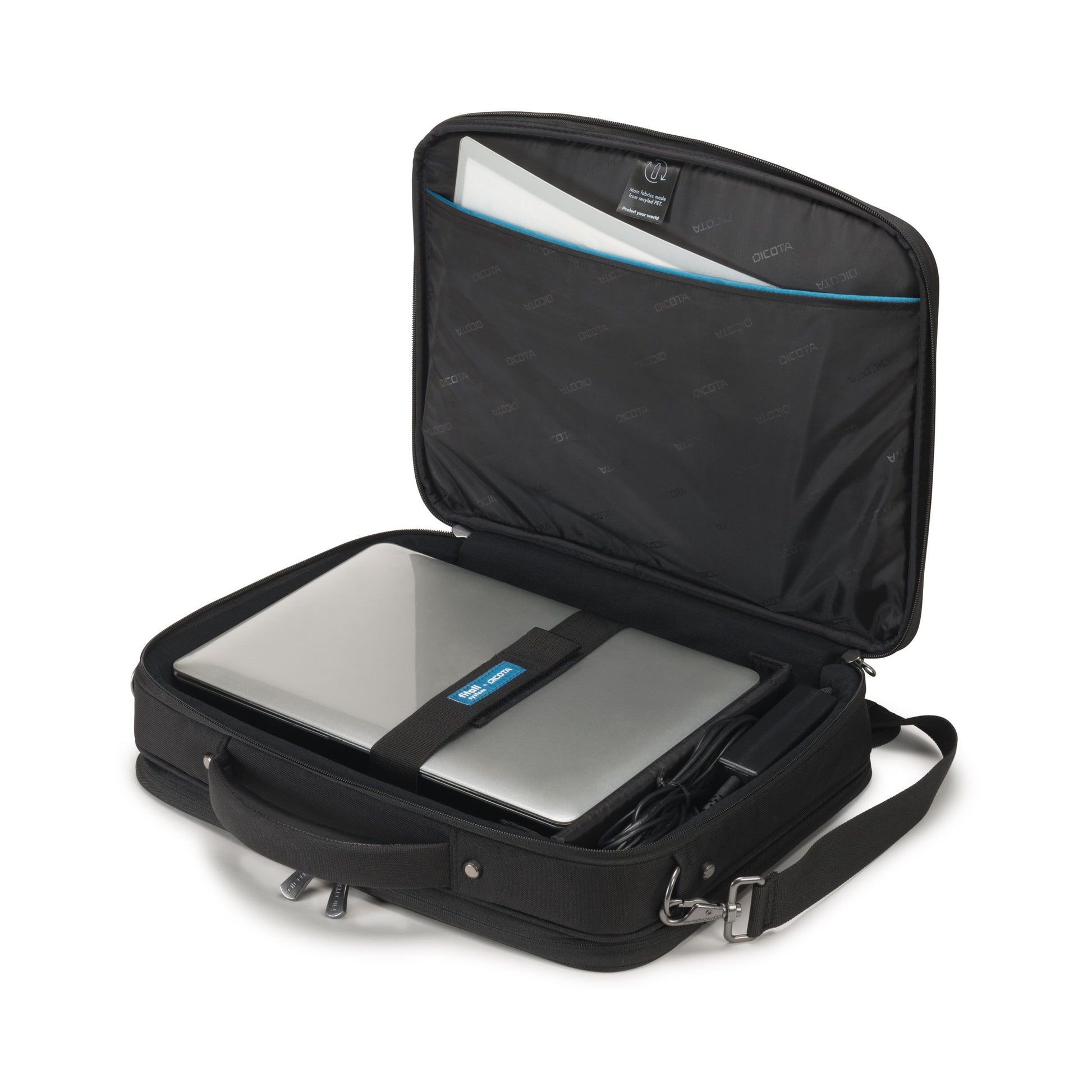 DICOTA Eco Multi PRO Notebook-Tasche für Notebooks bis 14,1" – Schwarz