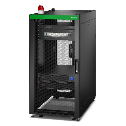 APC EMDC24U3KP2V – 19" Netzwerkschrank 24U, 600 × 1'000 × 1'228 mm, schwarz