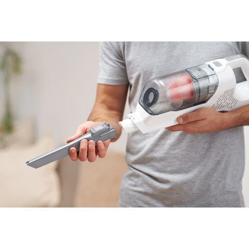 Black & Decker BLACK+DECKER Akku-Stielsauger – 2-in-1, 1500 mAh, 0,5 l, Akkubetrieb