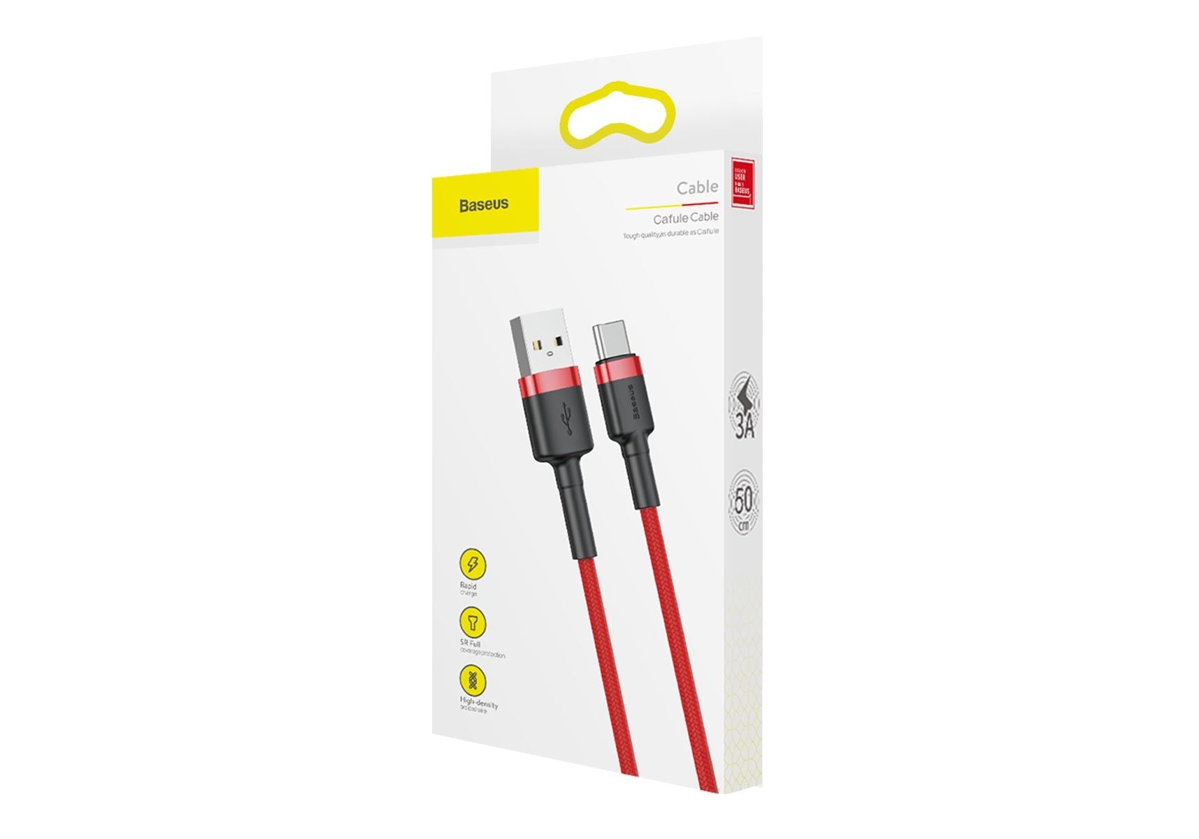 Baseus USB-Kabel, USB-C zu USB-A, 0,5 m, USB 2.0