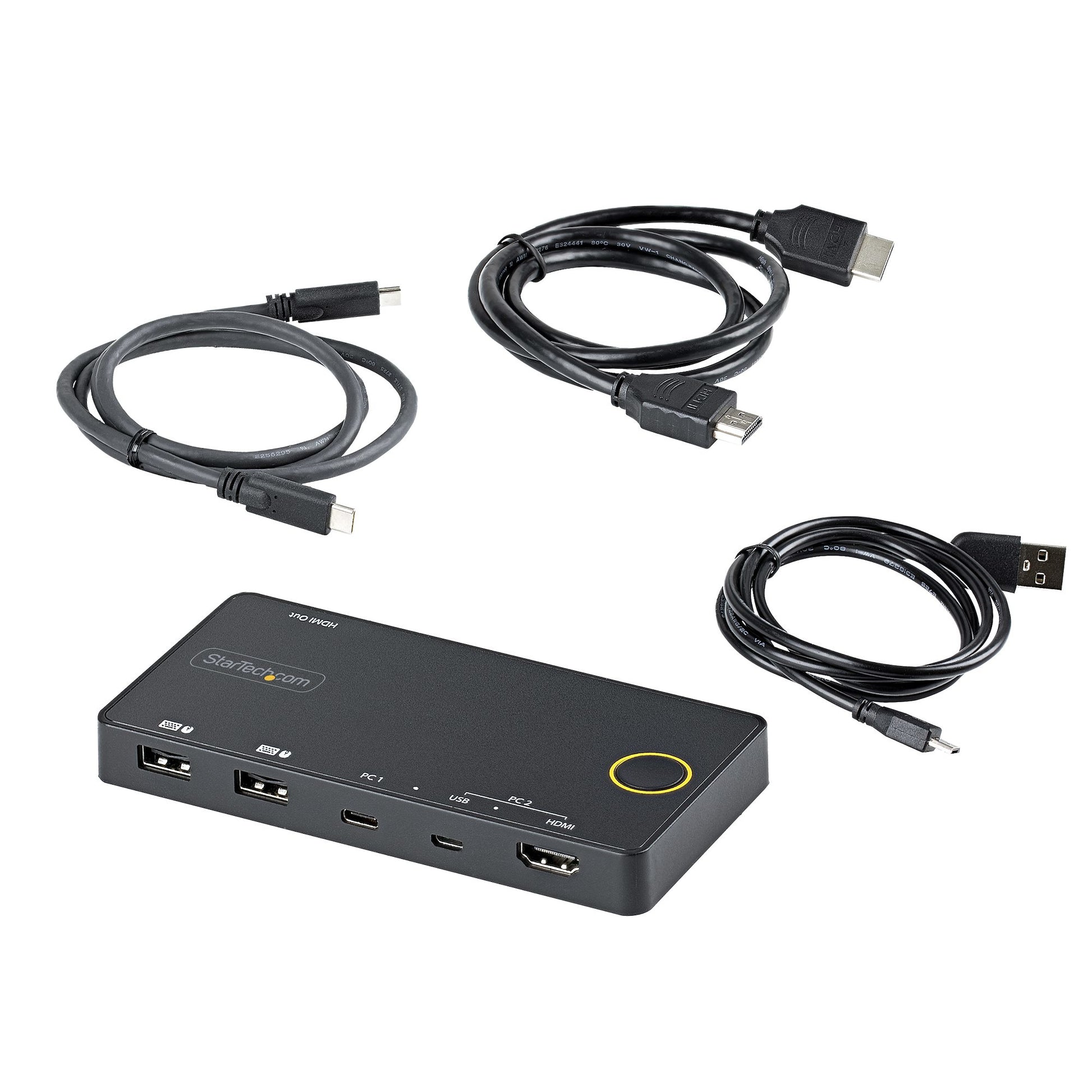 StarTech.com StarTech – KVM-Switch 2-Port, USB-C/HDMI, 4K (3840 × 2160)