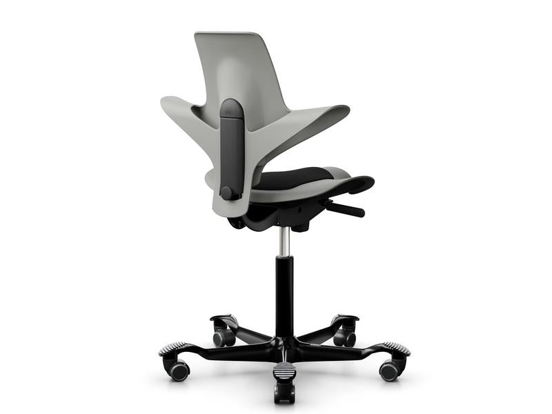 HÅG Bürostuhl Capisco Puls 8010 – Sitzhöhe 45–64 cm, 110 kg, Grau