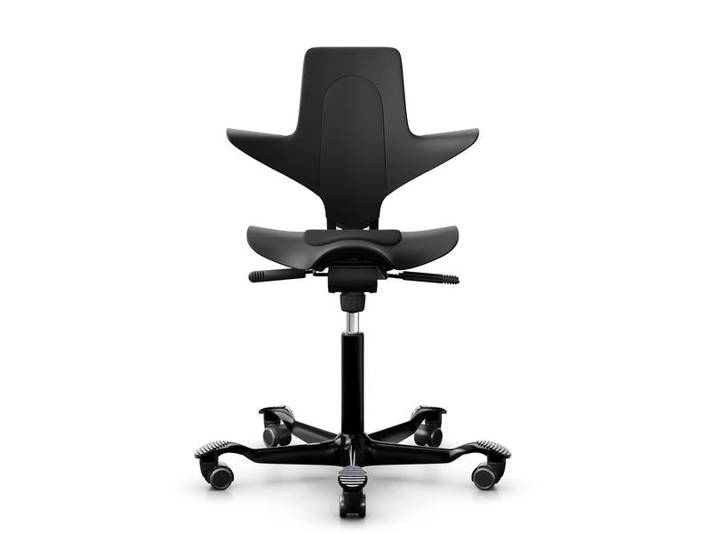 HÅG Bürostuhl Capisco Puls 8010 – Sitzhöhe 45–64 cm, 110 kg, schwarz