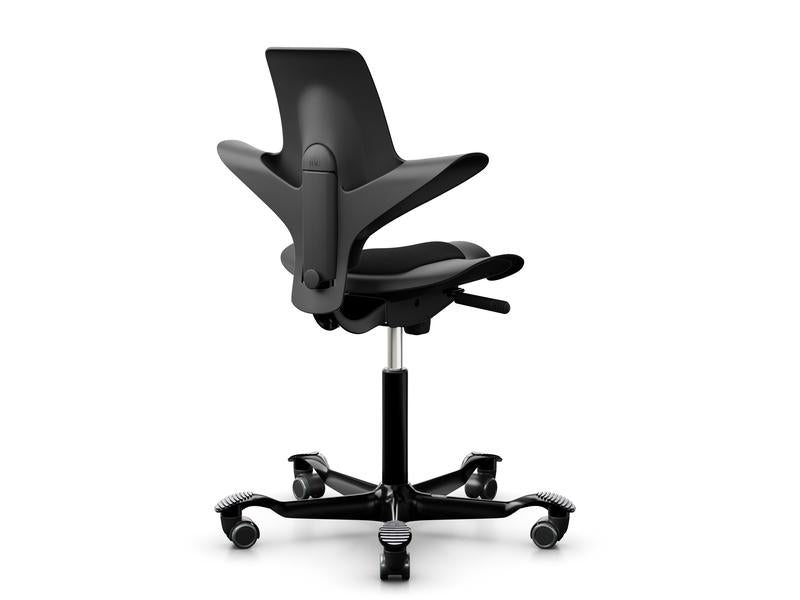 HÅG Bürostuhl Capisco Puls 8010 – Sitzhöhe 45–64 cm, 110 kg, schwarz