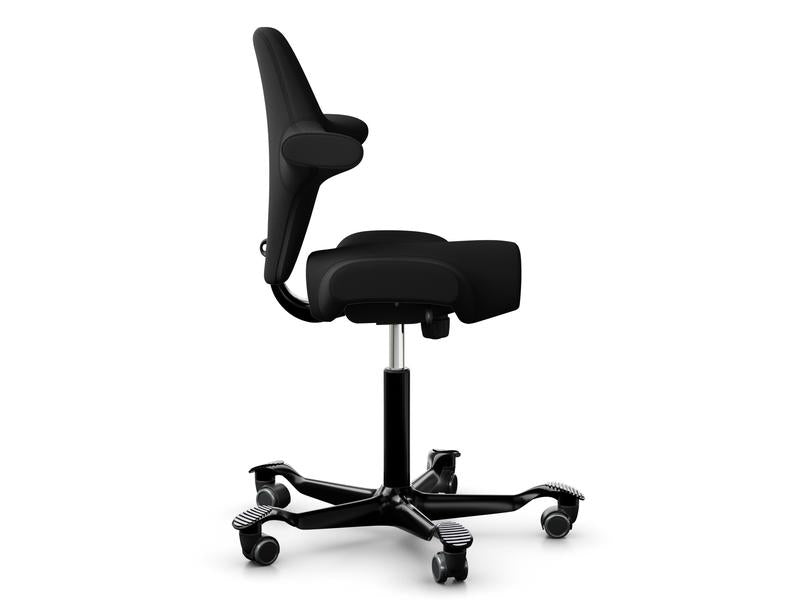 HÅG Bürostuhl Capisco 8106 – Sitzhöhe 48,5–66 cm, 110 kg, schwarz