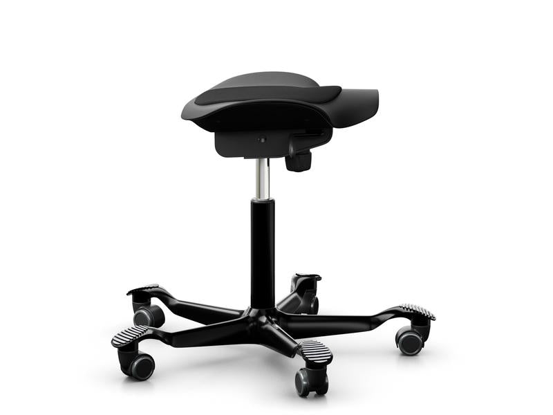 HÅG Hocker Capisco Puls 8001 – Sitzhöhe 45–62 cm, 110 kg, schwarz
