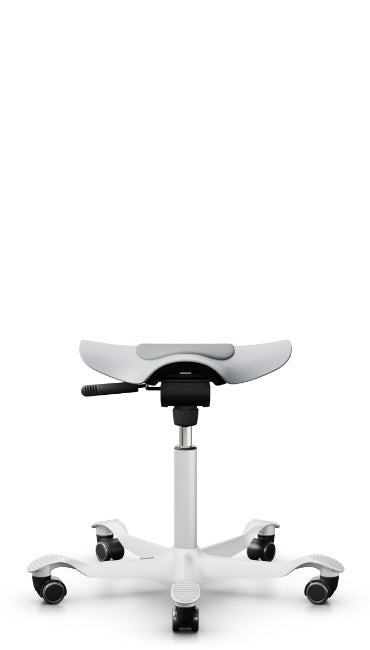 HÅG Hocker Capisco Puls 8001 – 45–62 cm, 110 kg, schwarz