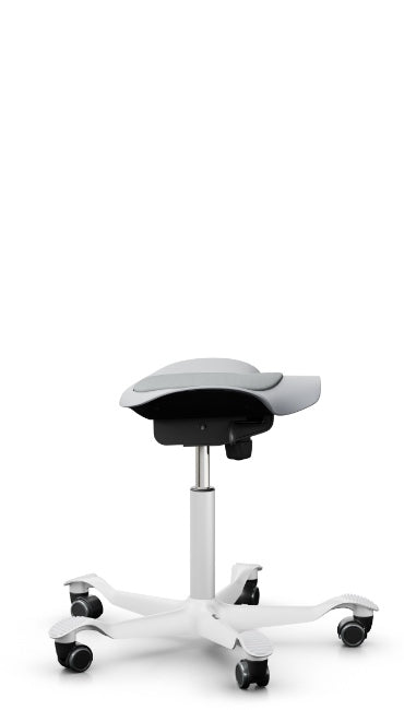 HÅG Hocker Capisco Puls 8001 – 45–62 cm, 110 kg, schwarz