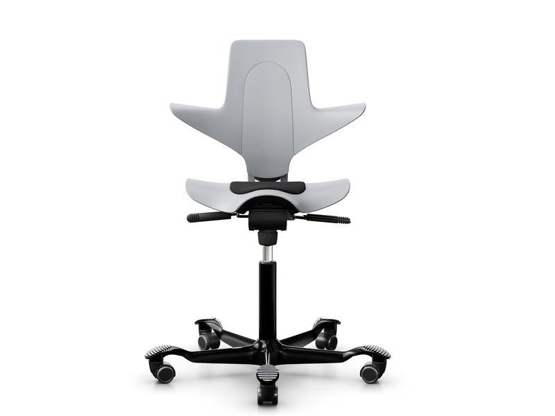 HÅG Bürostuhl Capisco Puls 8010 – Sitzhöhe 45–64 cm, 110 kg, Grau
