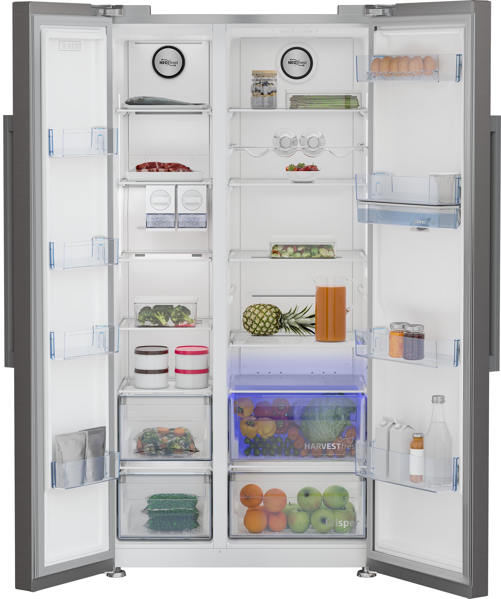 Beko Side-by-Side GN163242XBCHN – 554 l, 230 V, Energieeffizienzklasse E, 38 dB