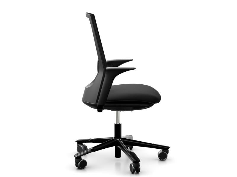 HÅG Bürostuhl Futu Mesh 1100 – 46 × 46 × 60 cm, 110 kg, schwarz