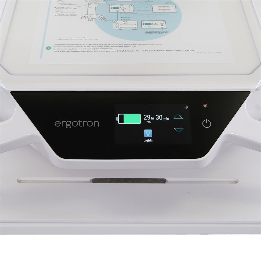 Ergotron CareFit Pro IT-/Medizin-Fahrwagen – elektrisch höhenverstellbar