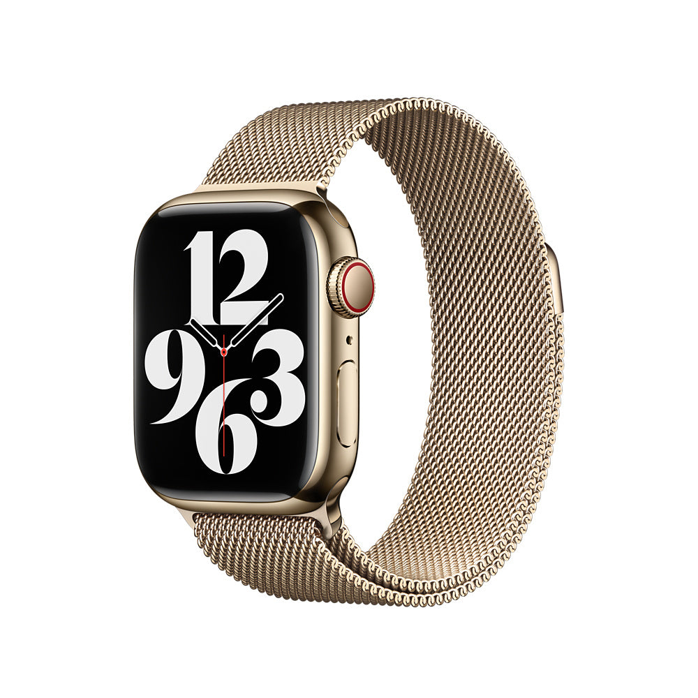 Apple Milanese Loop – Edelstahl, Gold, für Apple Watch