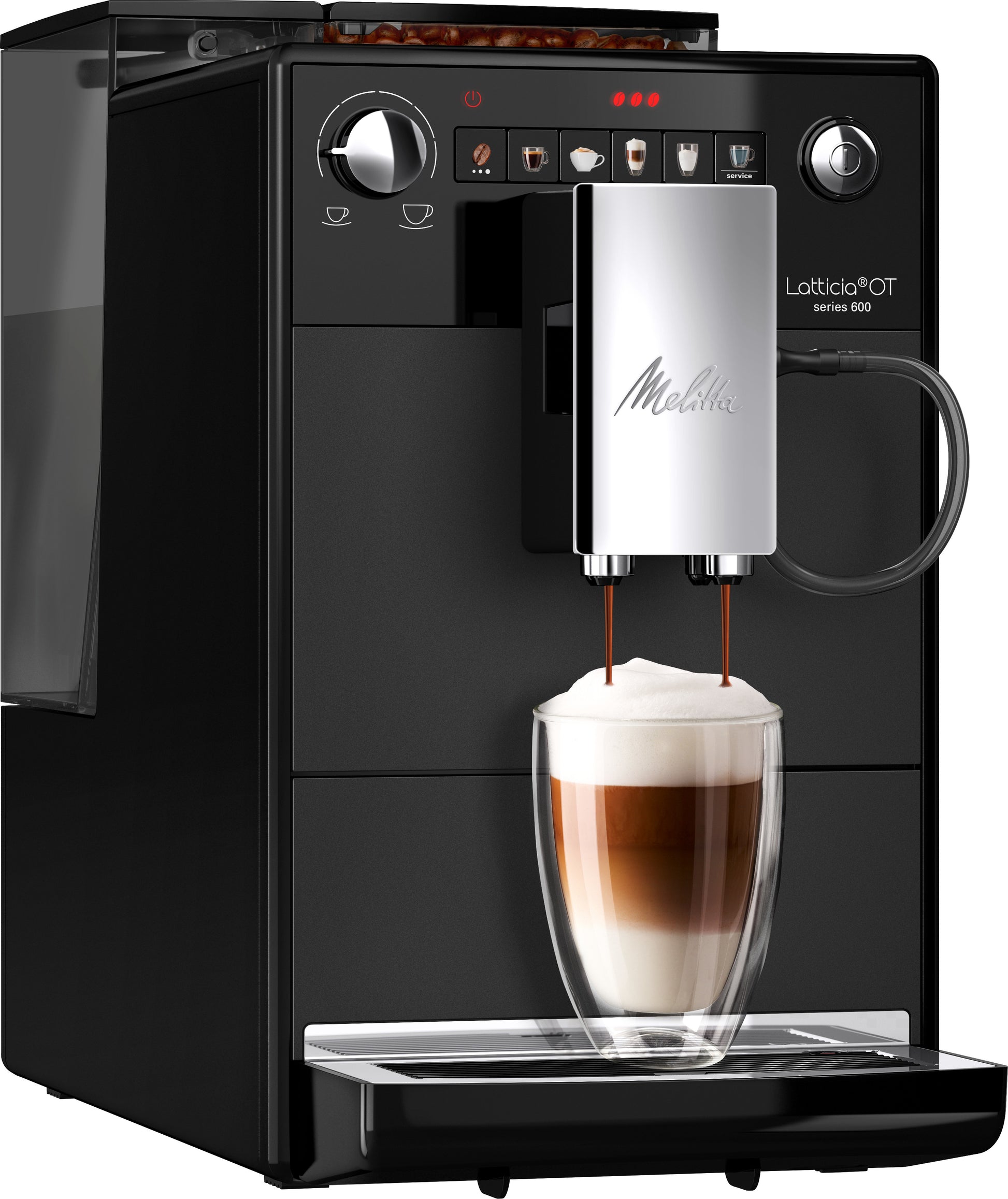 Melitta Latticia OT Kaffeevollautomat – 15 bar, 1,5 l, 250 g, Grau