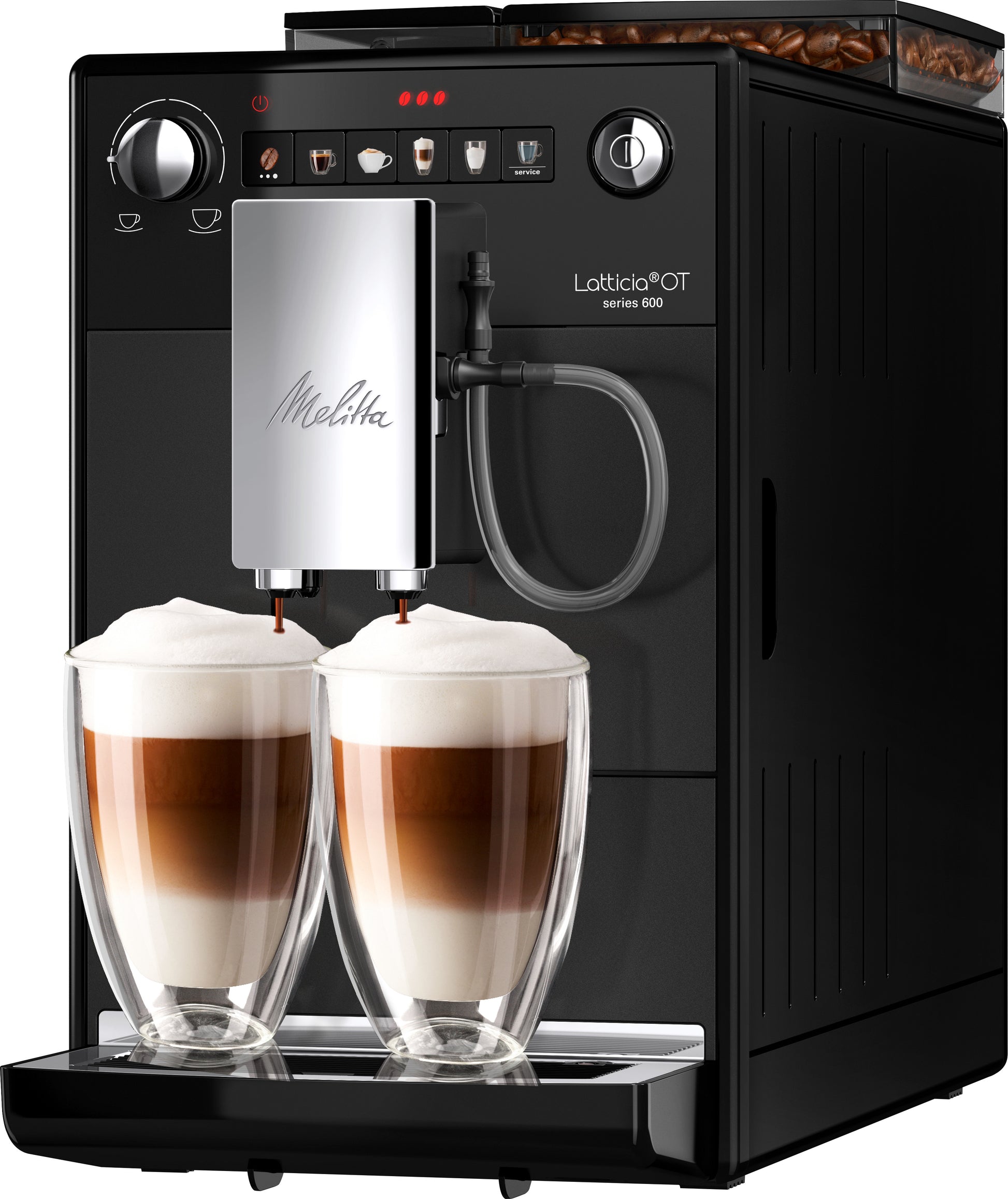 Melitta Latticia OT Kaffeevollautomat – 15 bar, 1,5 l, 250 g, Grau