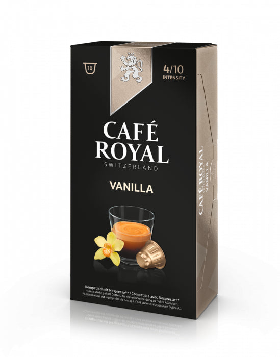 Café Royal Kapseln für Nespresso – Espresso, Intensität 4, Vanille