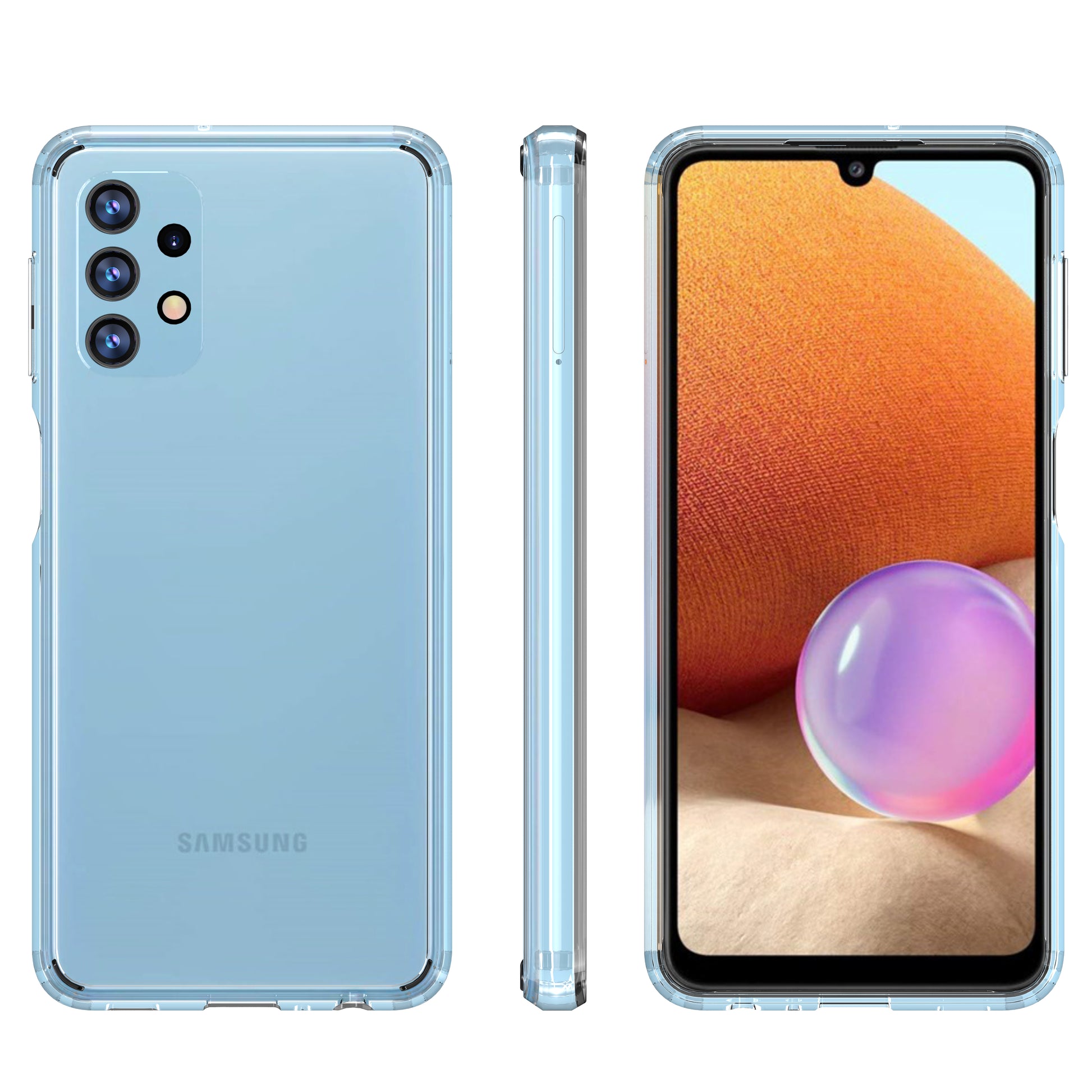 dbramante1928 Greenland – Backcover – für Samsung Galaxy A32, transparent, kratzresistent