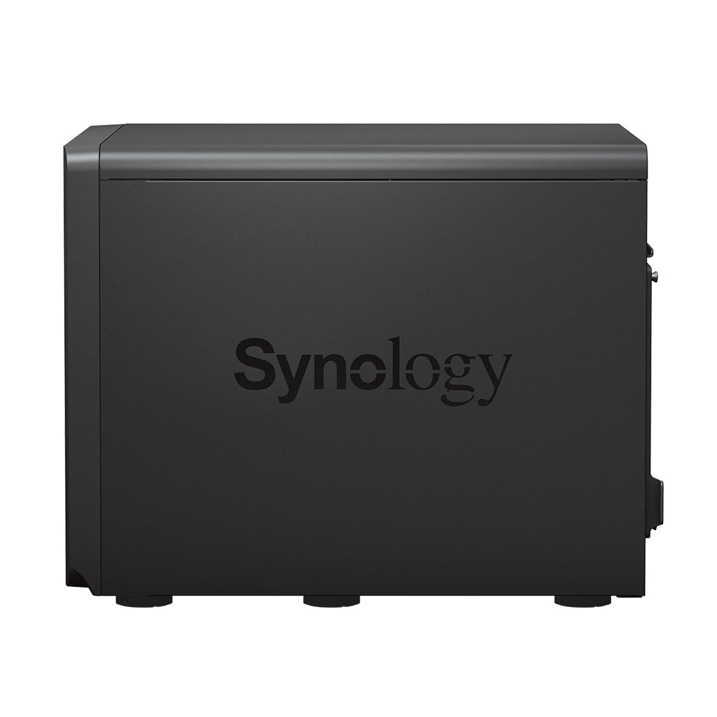 Synology DS2422+ – 12-Bay Tower NAS – AMD Ryzen V1500B, 4 GB RAM, 1GbE, DSM, für 2,5"/3,5" HDD/SSD, SATA