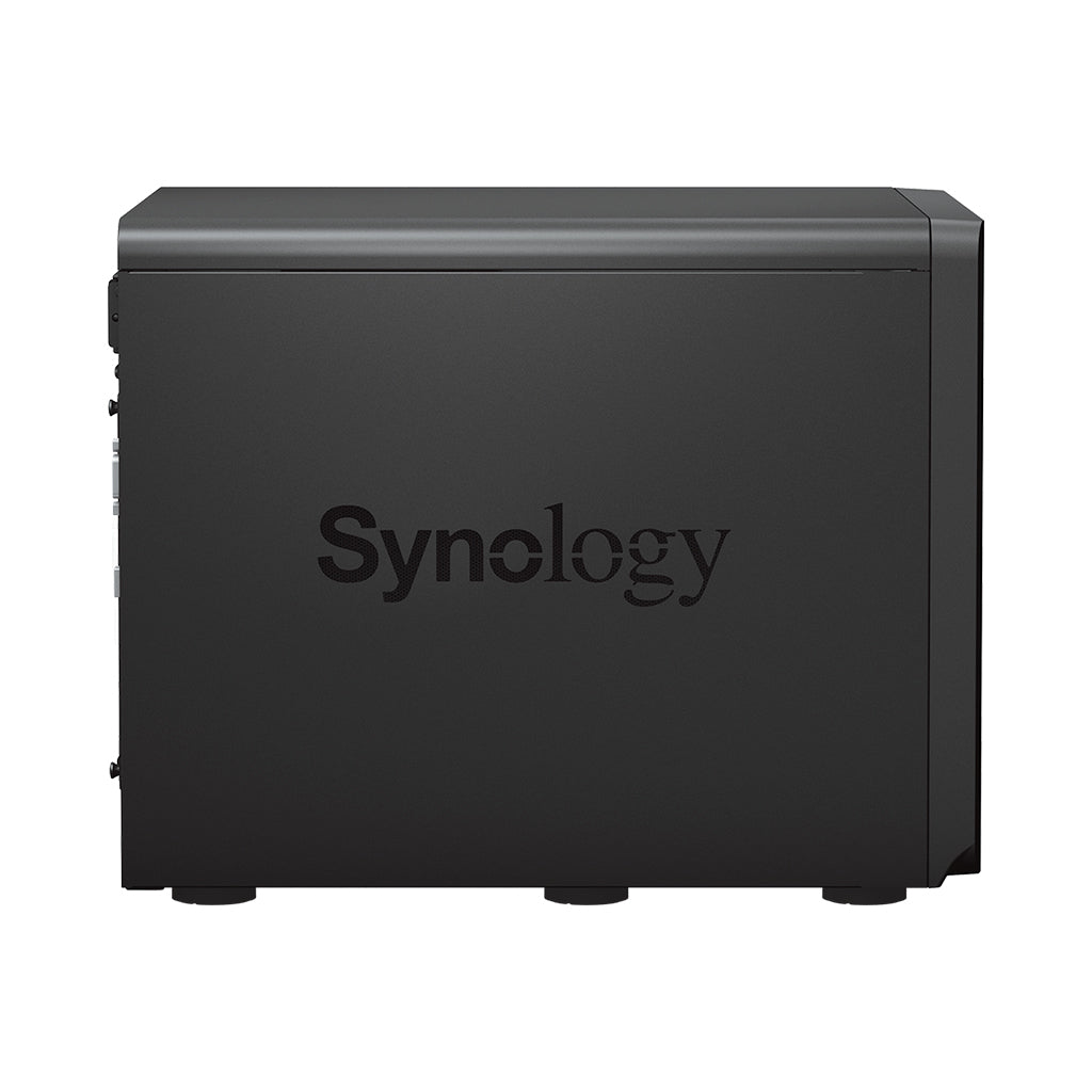 Synology DS2422+ – 12-Bay Tower NAS – AMD Ryzen V1500B, 4 GB RAM, 1GbE, DSM, für 2,5"/3,5" HDD/SSD, SATA