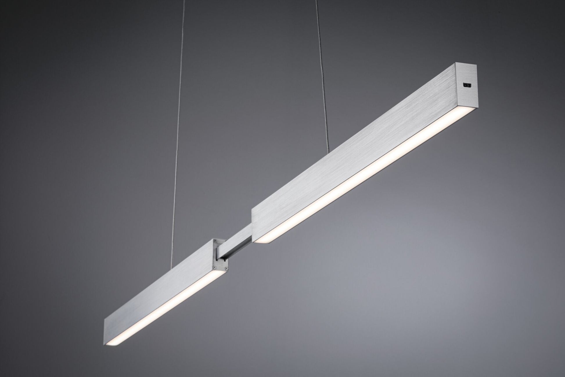 Paulmann Pendelleuchte Aptare – 180 × 5 × 150 cm, 4100 lm, 16,5 W, 2700 K, dimmbar, weiss, festverbaut