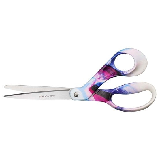 Fiskars Morph Schere 21,0 cm, spitz, für Rechtshänder – Edelstahl, ergonomischer Griff, farbig sortiert