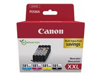 Canon Tintenpatronen-Multipack CLI-581XXL, CMYK, 4er-Pack – für Canon Drucker